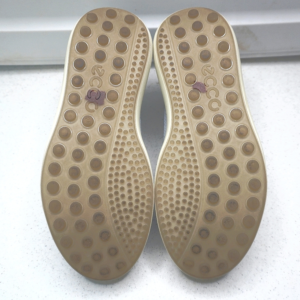 40) ECCO Soft Runner 7 Sky Blue Sz. 6 Extra Width - Picture 8 of 12